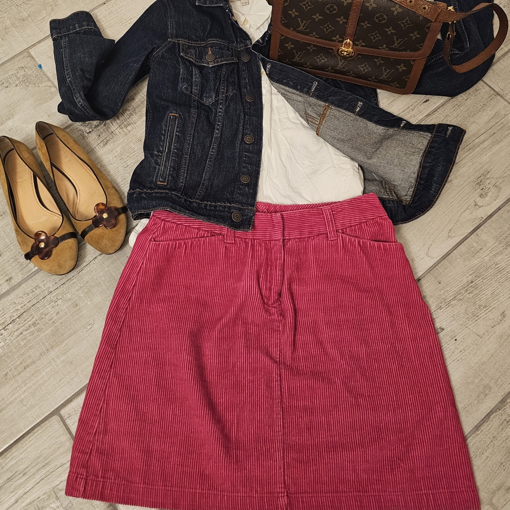 Vibrant Pink A-Line Skirt